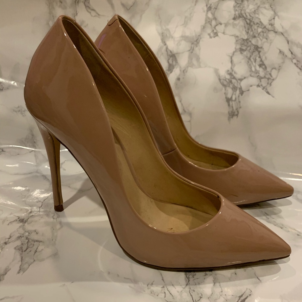 STEVE MADDEN nude/pink heels